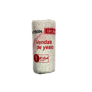 VENDAS YESO BLANCA  ALFASAFE BOLSA 6x5 YARDAS